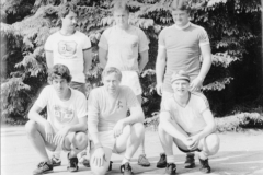 een van de teams tijdens sportdag