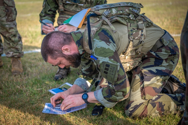 The 2025 Gainey Cup Best Scout Squad Competition wraps up with the Final Charge on York Field May 1, 2025 on Fort Benning, Georgia. Teams completed a series of mentally and physically challenging tasks after a 2 mile run. (U.S. Army photo by Patrick A. Albright)