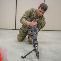 FORT BENNING, Ga. - Scout teams compete in the 2023 Gainey Cup Competition, May 3, 2023 at Fort Benning. Day three events included an obstacle course, and medical and commo lanes. (U.S. Army Photo by Patrick A. Albright, MCoE Photographer)