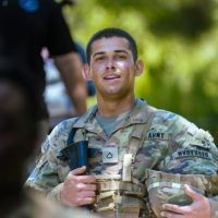 FORT BENNING, Ga. - Scout teams compete in the 2023 Gainey Cup Competition, May 3, 2023 at Fort Benning. Day three events included an obstacle course, and medical and commo lanes. (U.S. Army Photo by David W. Logsdon, MCoE Photographer)