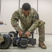 FORT BENNING, Ga. - Scout teams compete in the 2023 Gainey Cup Competition, May 3, 2023 at Fort Benning. Day three events included an obstacle course, and medical and commo lanes. (U.S. Army Photo by Patrick A. Albright, MCoE Photographer)